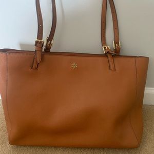 Authentic Tory Burch York Tote - Tan